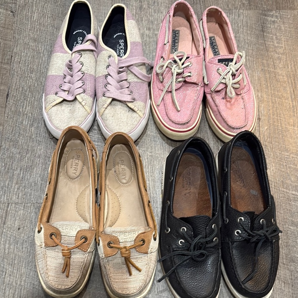 Sperry Pink and Black Sneakers for Everyday Comfort